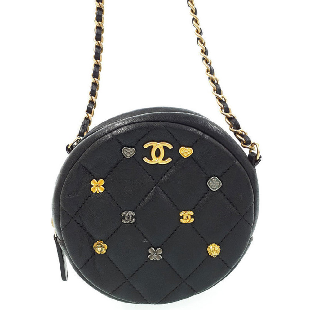 Chanel Matelasse Round Chain Shoulder Bag